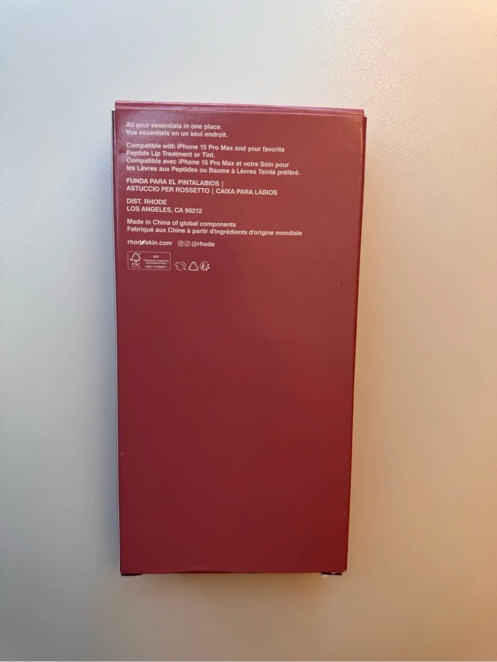 rhode iPhone case Salty tan  Limited edition (iPhone 15 Pro Max) Brand new
